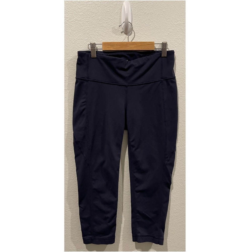 ATHLETA Navy Blue Capri Leggings